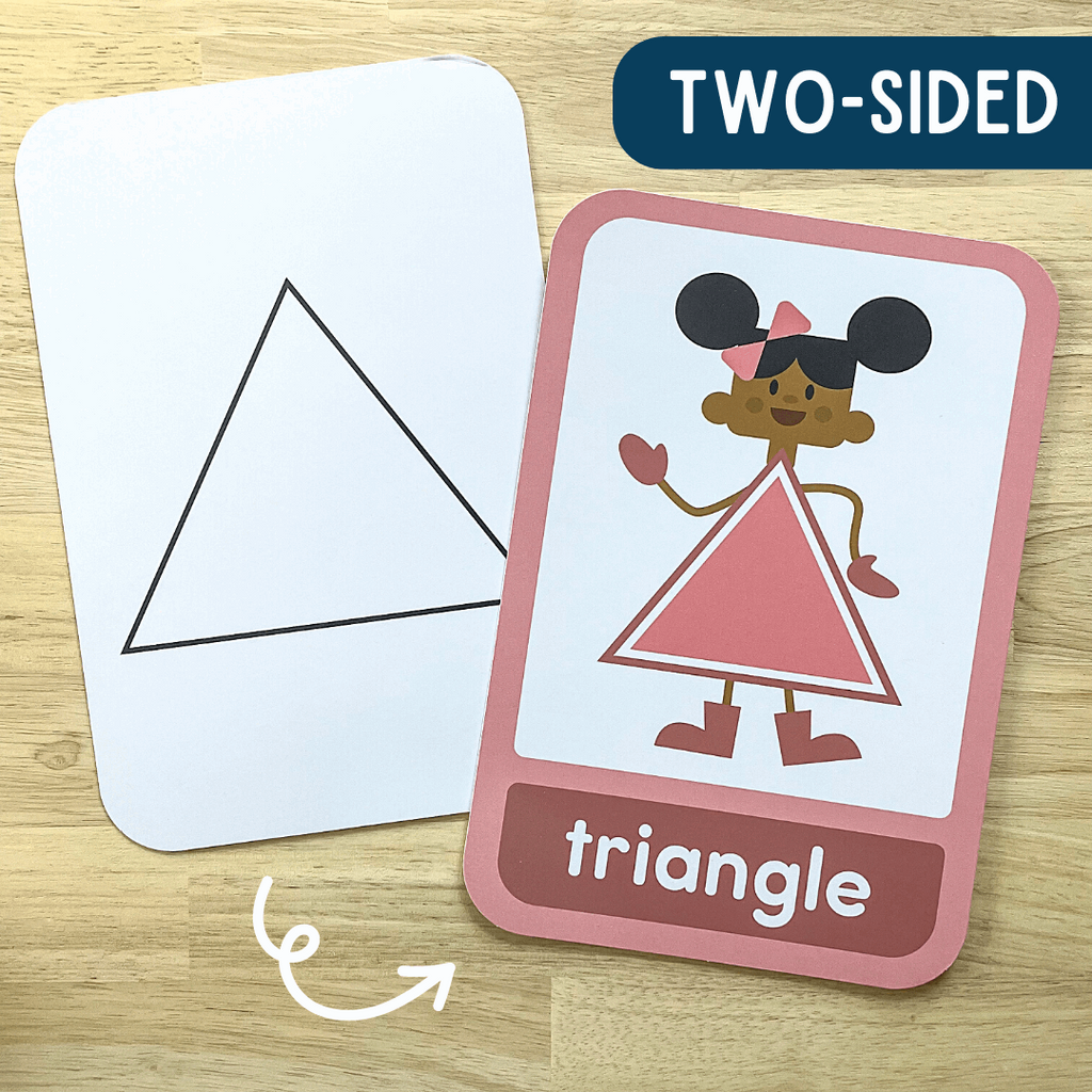 Engaging and Multicultural Learning Activities - ABSee Me's Shape Flash Cards for Preschoolers