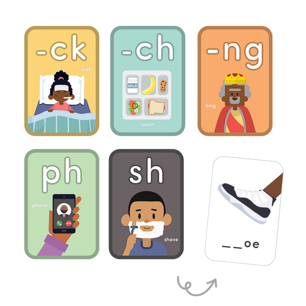 5 Digraphs Examples Multicultural Digraphs Phonics Posters | Consonant Digraphs Examples ...