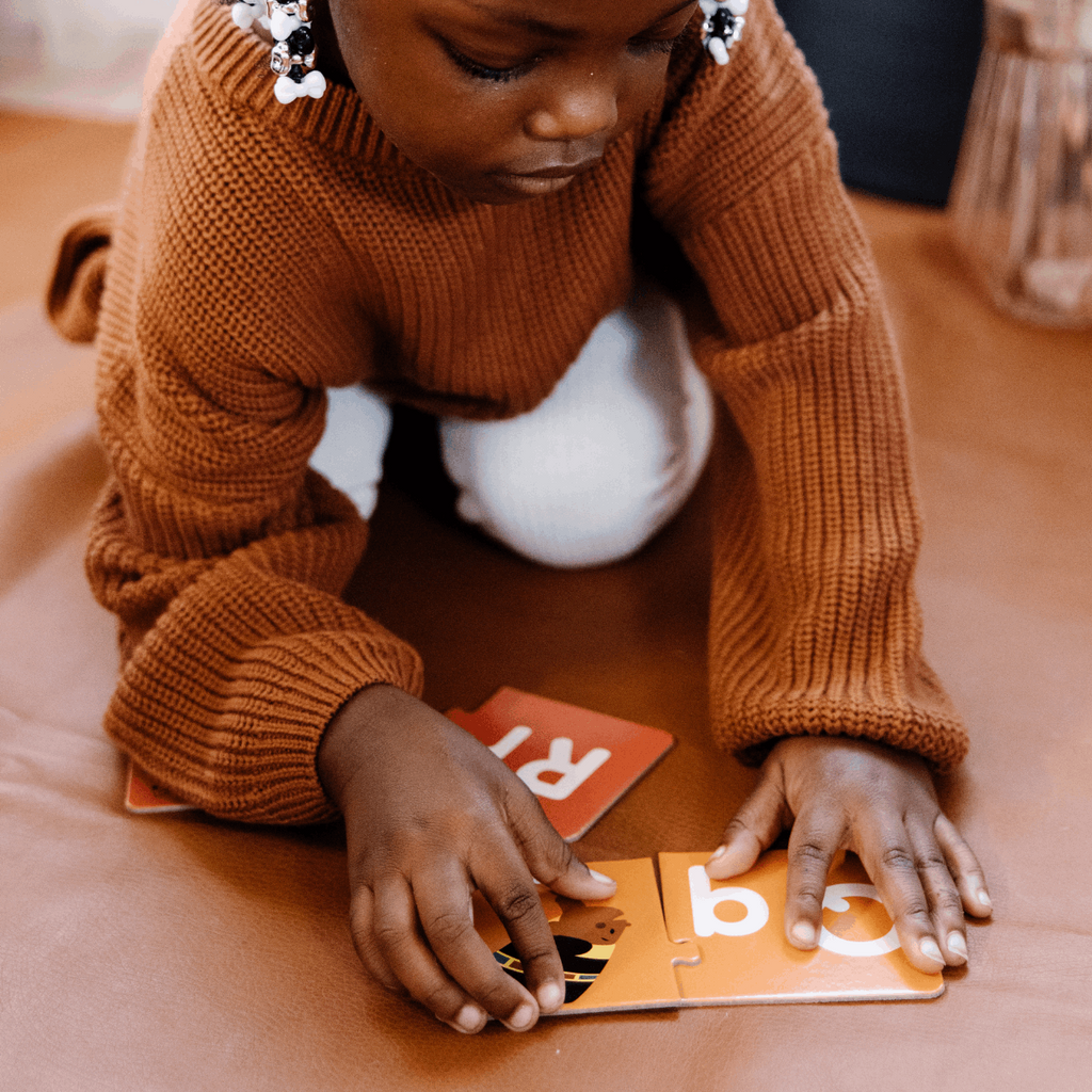 Black Culture Alphabet Puzzle by ABSee Me – African American Child Engaging in Culturally Relevant Learning