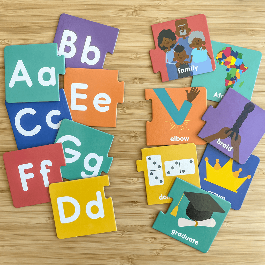 ABC Puzzle by ABSee Me that Follows Culturally Responsive Pedagogy – Letter Recognition Puzzle Celebrating Black Culture for Preschool and Kindergarten Letter Activities