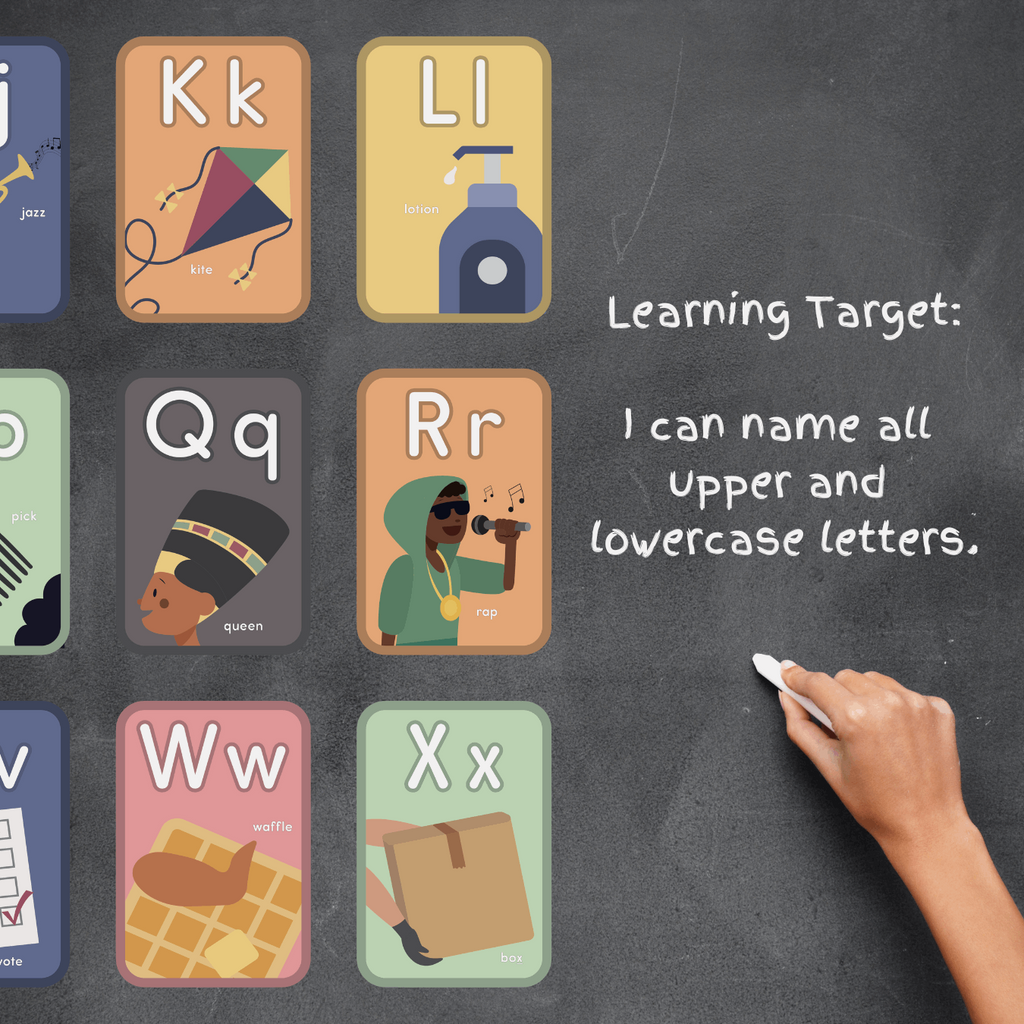 Interactive and Culturally Relevant Alphabet Learning Tool - ABSee Me Alphabet Bulletin Board Set