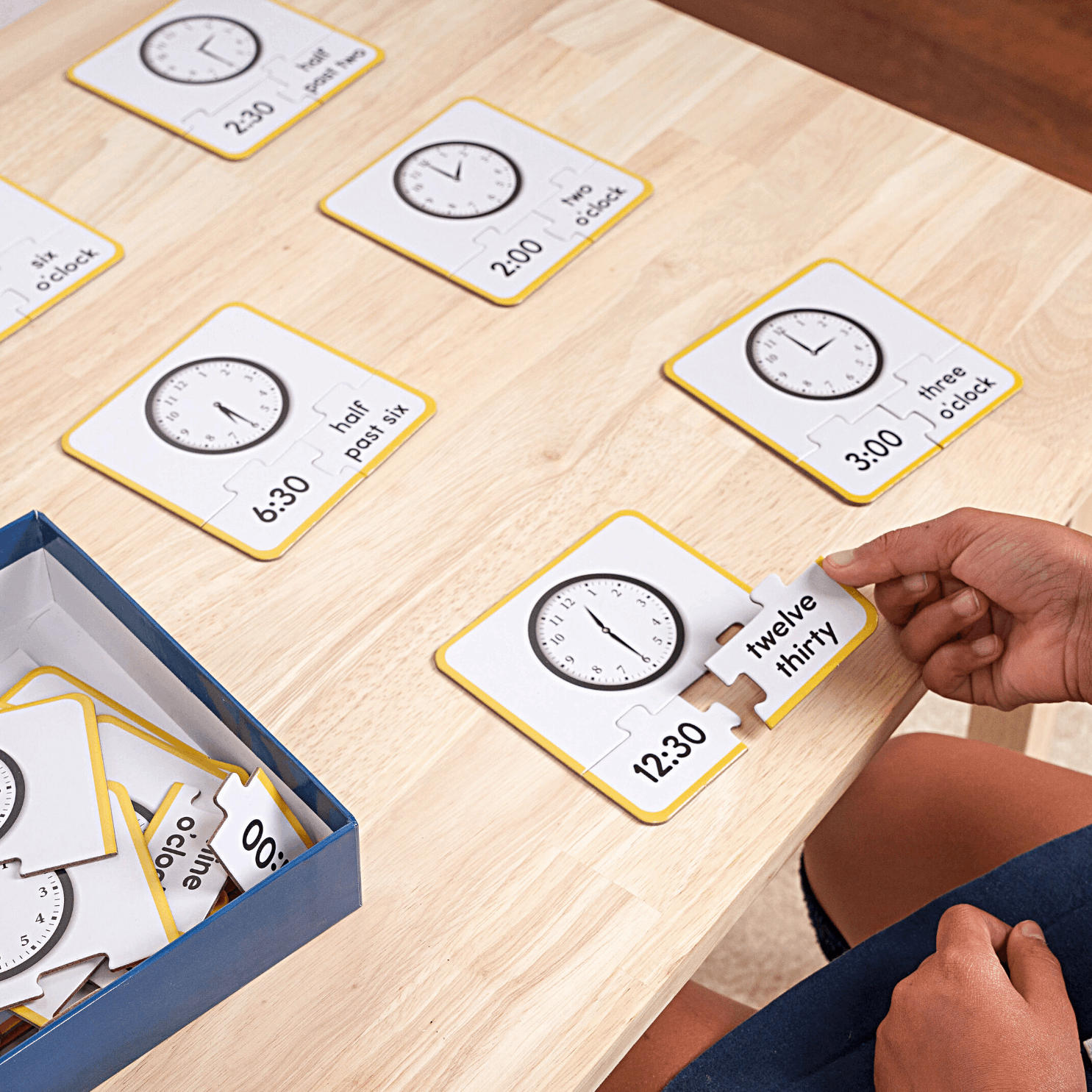 Book Clock Analog To Digital Clock Learning Kit, Montessori Clock ...