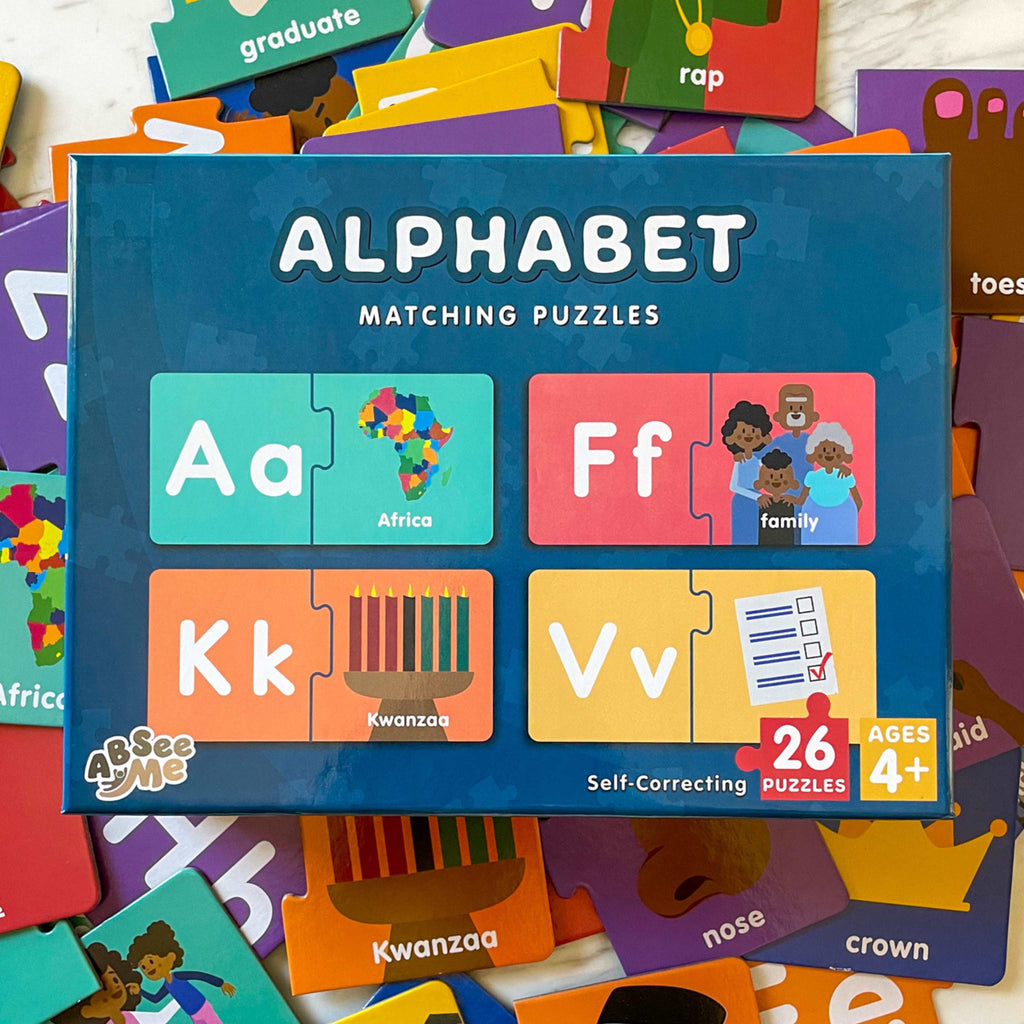 Black Culture Alphabet Puzzles by ABSee Me – Culturally Responsive Teaching Materials for Teaching Letters to Black Students in Preschool and Kindergarten