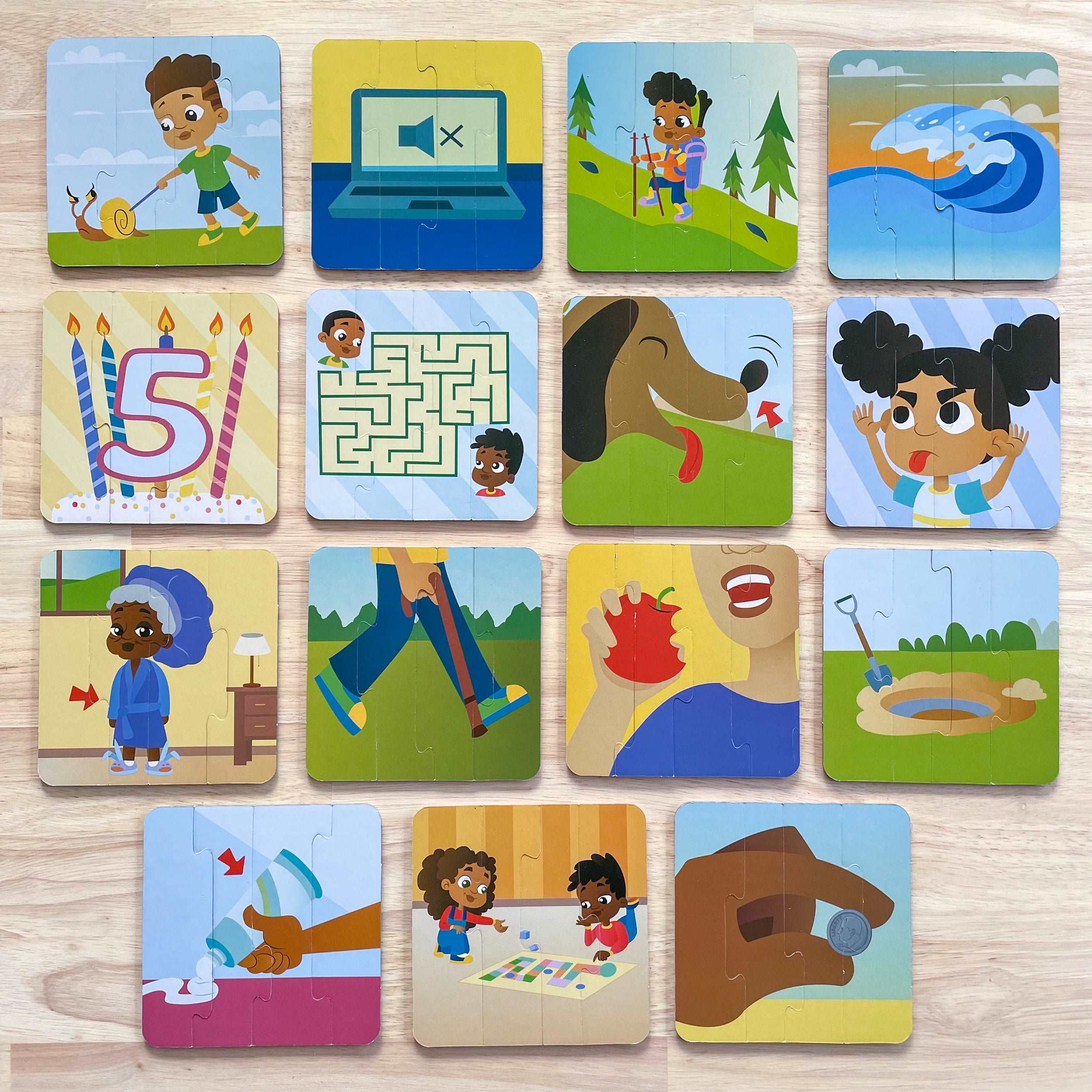 4-Letter Silent E Words Puzzles - Multicultural Magic E Words Activity ...